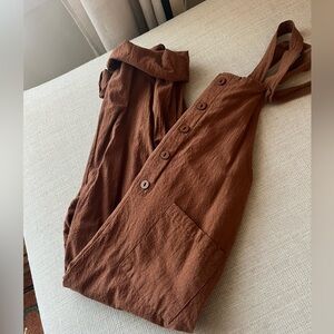 Brown Overalls